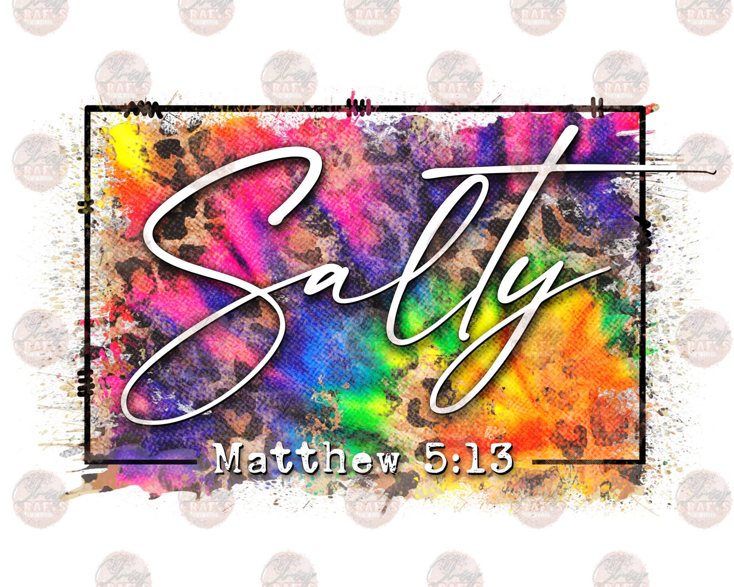 Salty Matthew Tie Dye Transfer