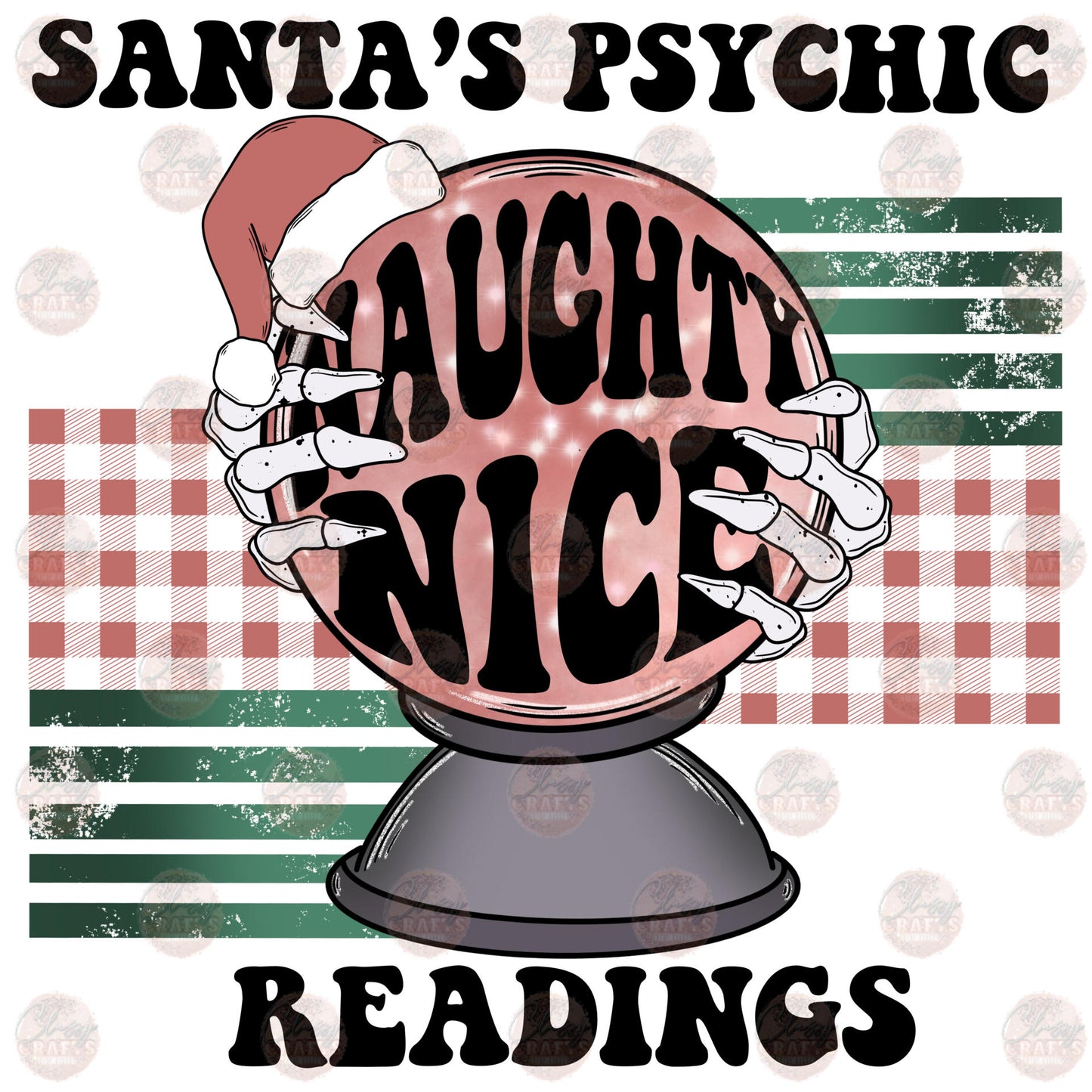 Santa's Psychic Readings - Sublimation Transfer