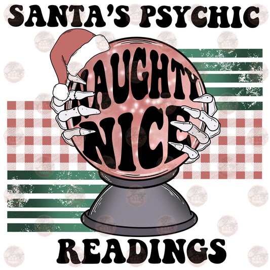 Santa's Psychic Readings - Sublimation Transfer