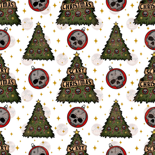 Scary Christmas Seamless Wrap - Sublimation Transfer