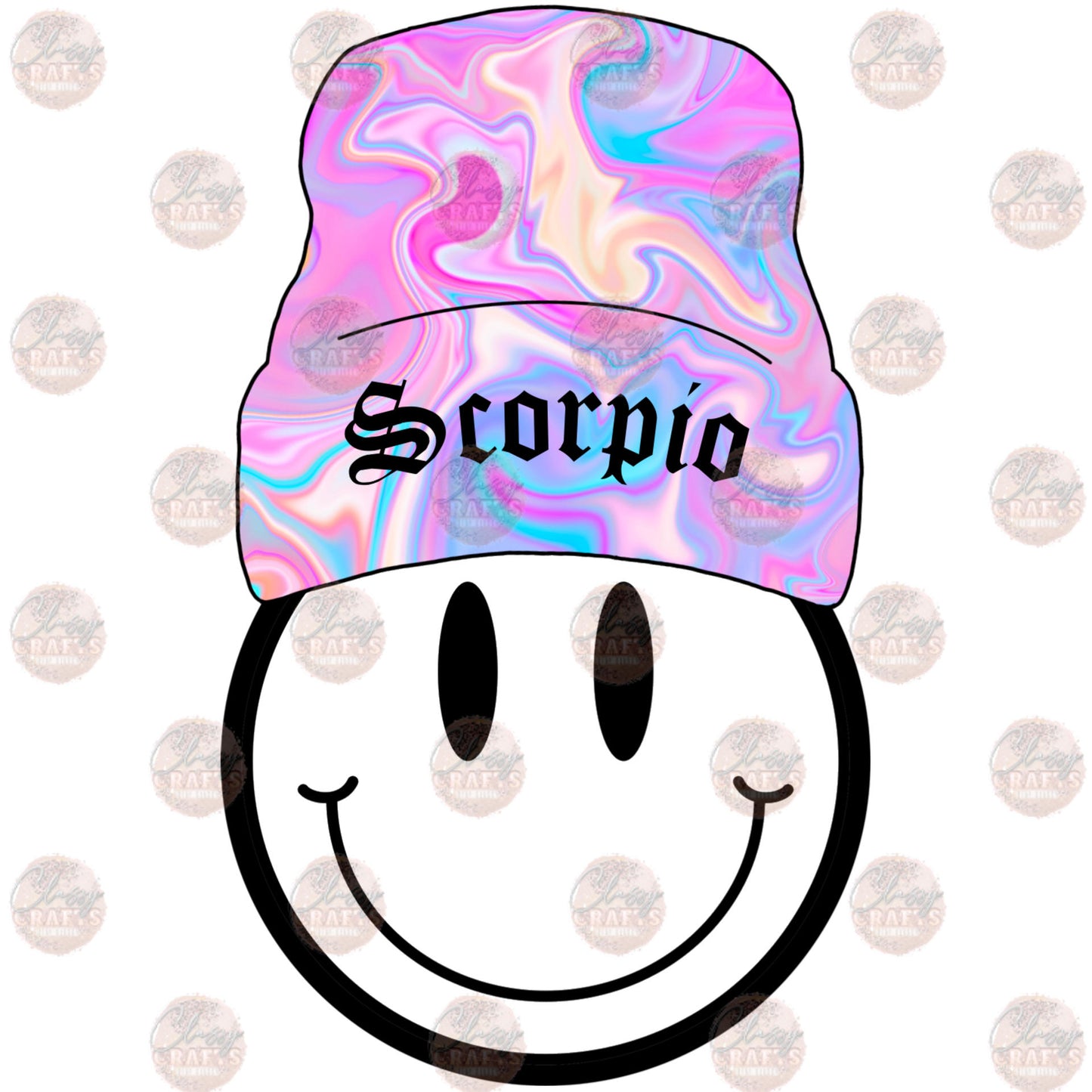 Scorpio Smiley - Sublimation Transfer