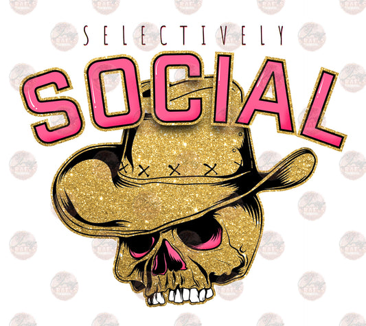 Selectively Social 1 - Sublimation Transfer