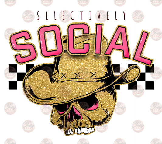 Selectively Social 2 - Sublimation Transfer