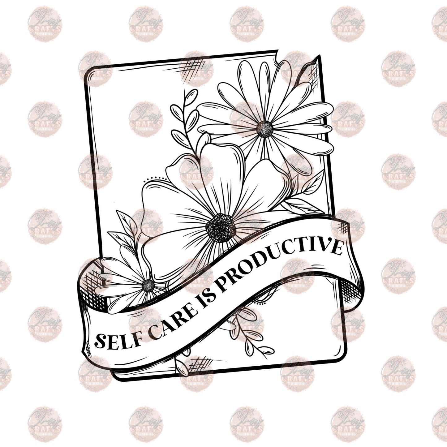 Self Care Card - Sublimation Transfer