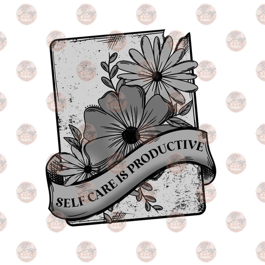 Self Care Gray - Sublimation Transfer