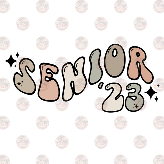 Senior- 23 Boho - Sublimation Transfer