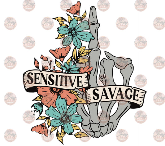 Sensitive Savage Color - Sublimation Transfer