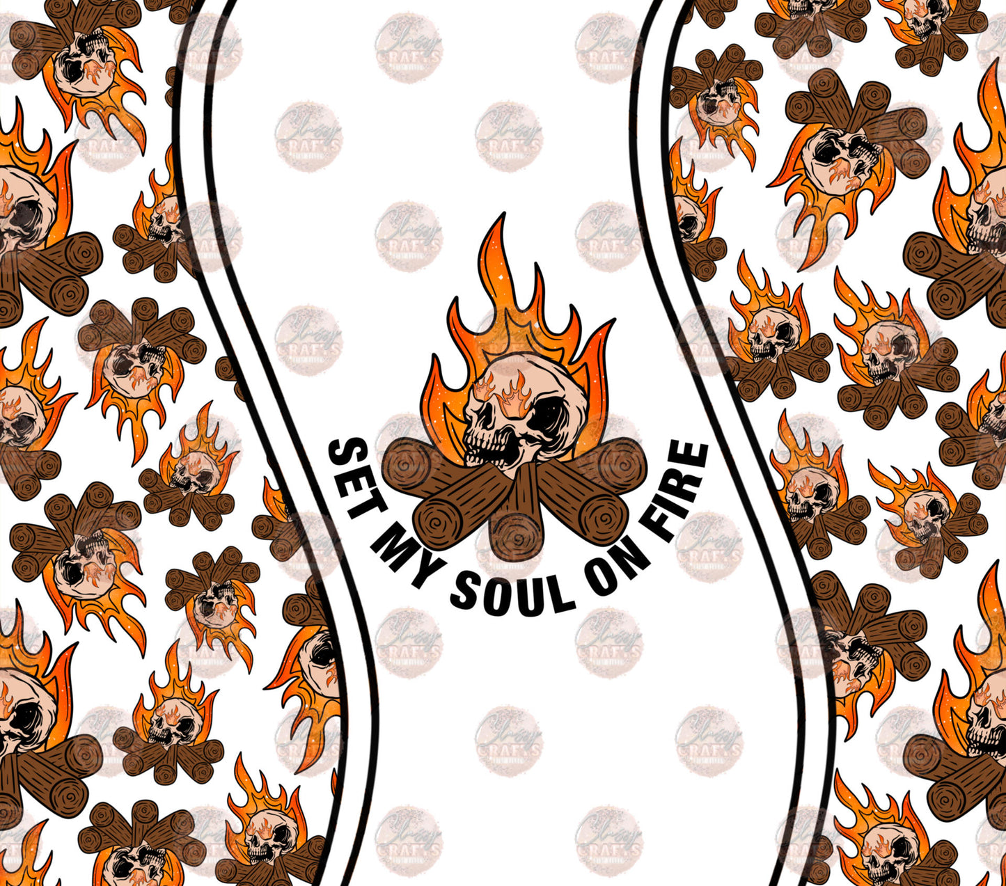 Set My Soul Tumbler Wrap - Sublimation Transfer