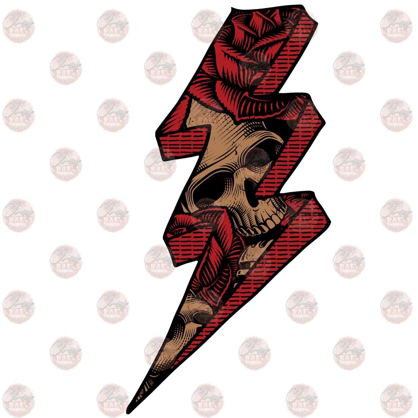 Skull Bolt - Sublimation Transfer