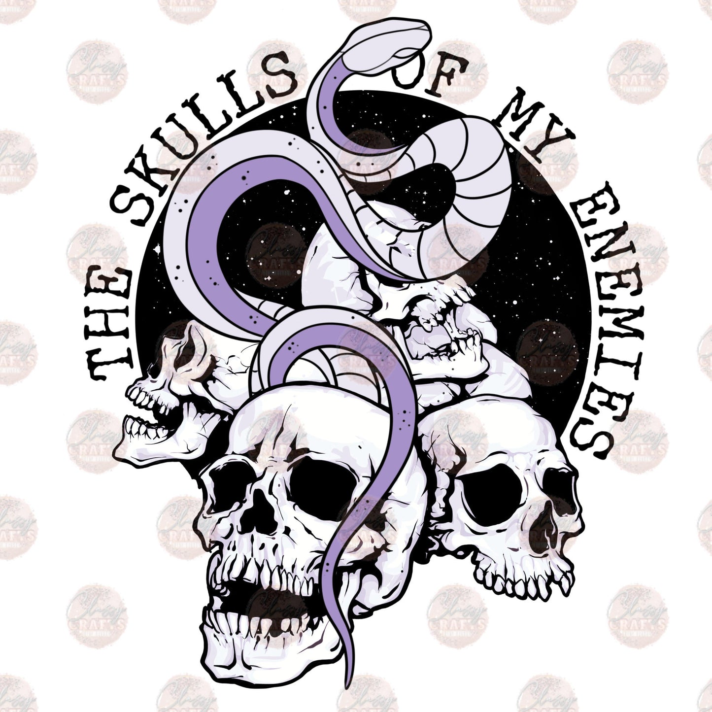 Skulls Of My Enemies - Sublimation Transfer