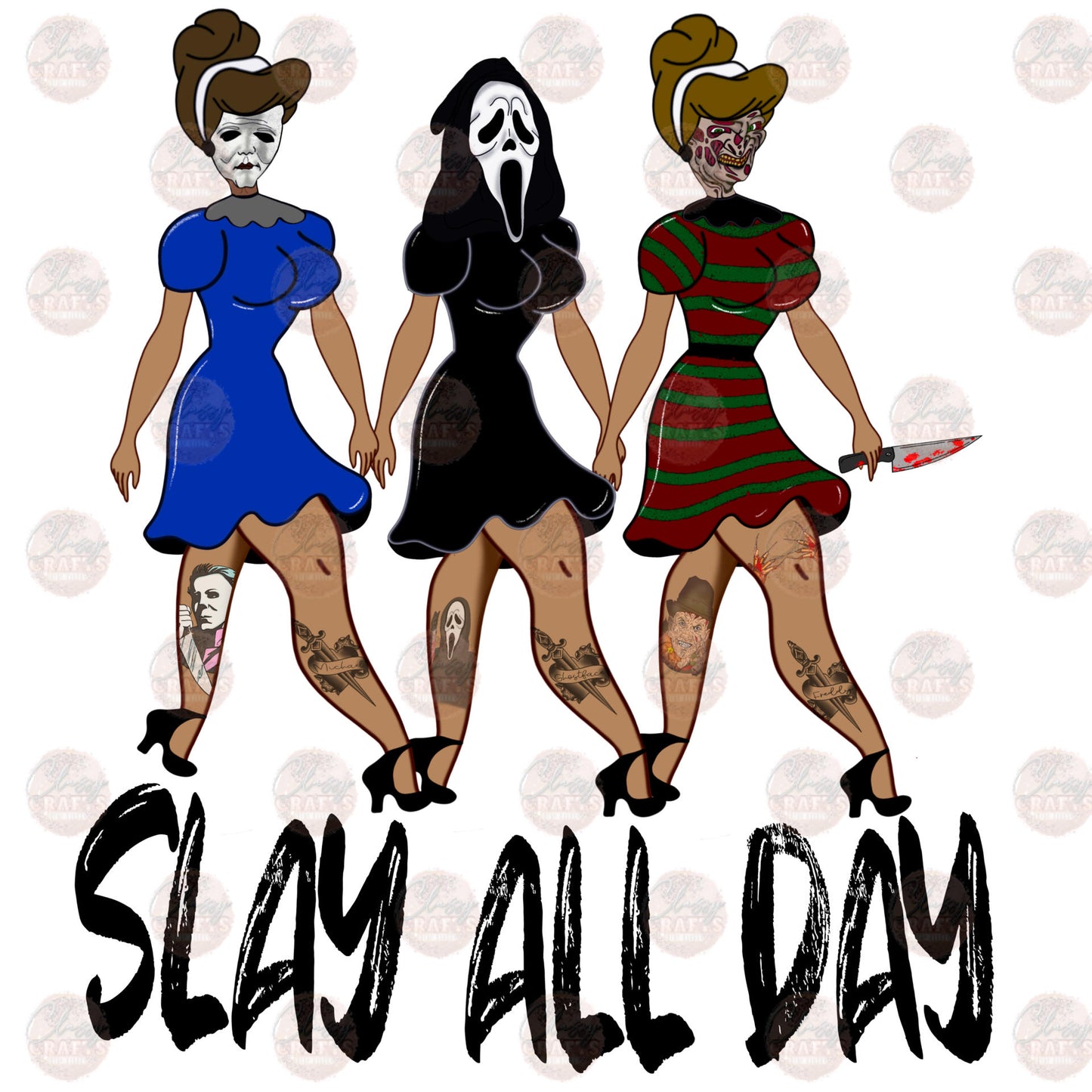 Slay All Day Girls Transfer