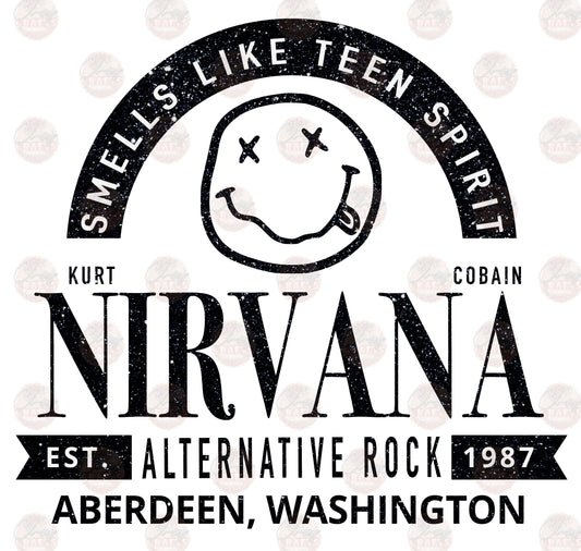 Smells Like Teen Spirit - Sublimation Transfer