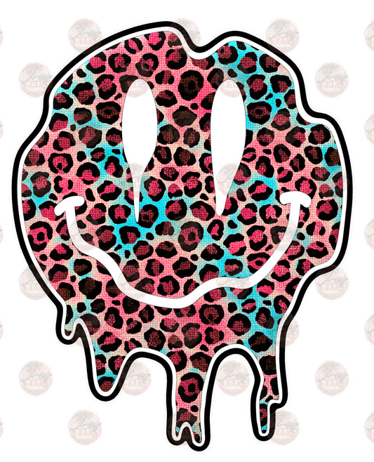 Smiley Drip Multicolor Transfer