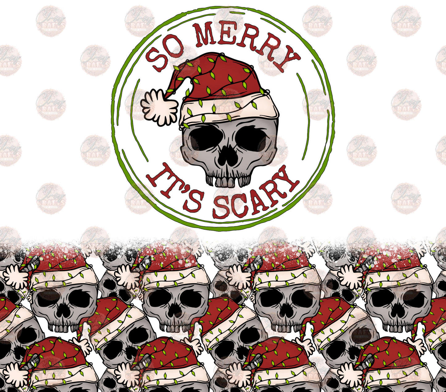 So Merry Tumbler Wrap - Sublimation Transfer