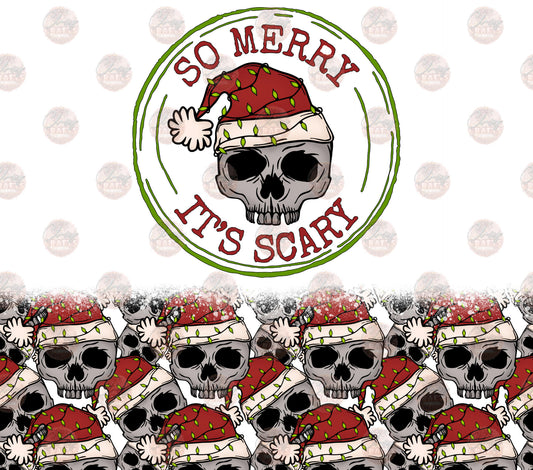 So Merry Tumbler Wrap - Sublimation Transfer