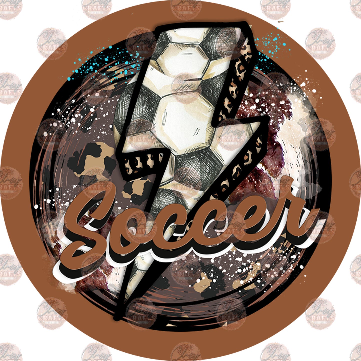 Soccer Car Coaster - Sublimation Transfer