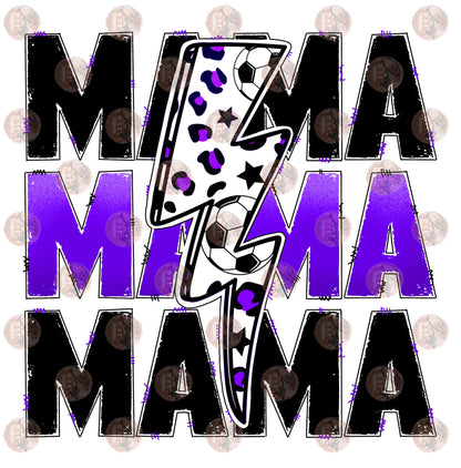 Soccer Mama Purple Transfer