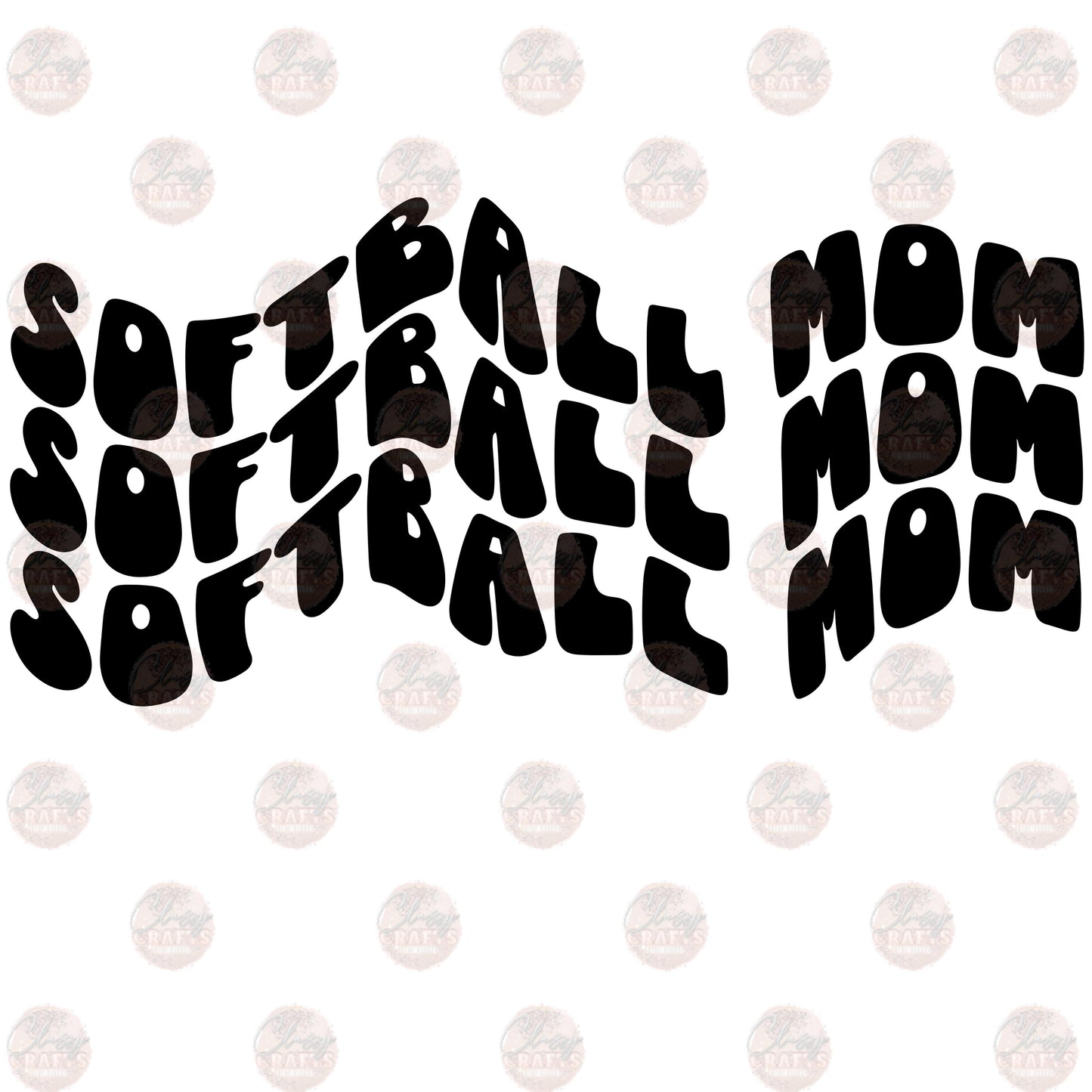Retro Mom/ Softball Transfer