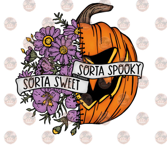Sorta Sweet Sorta Spooky Color - Sublimation Transfer