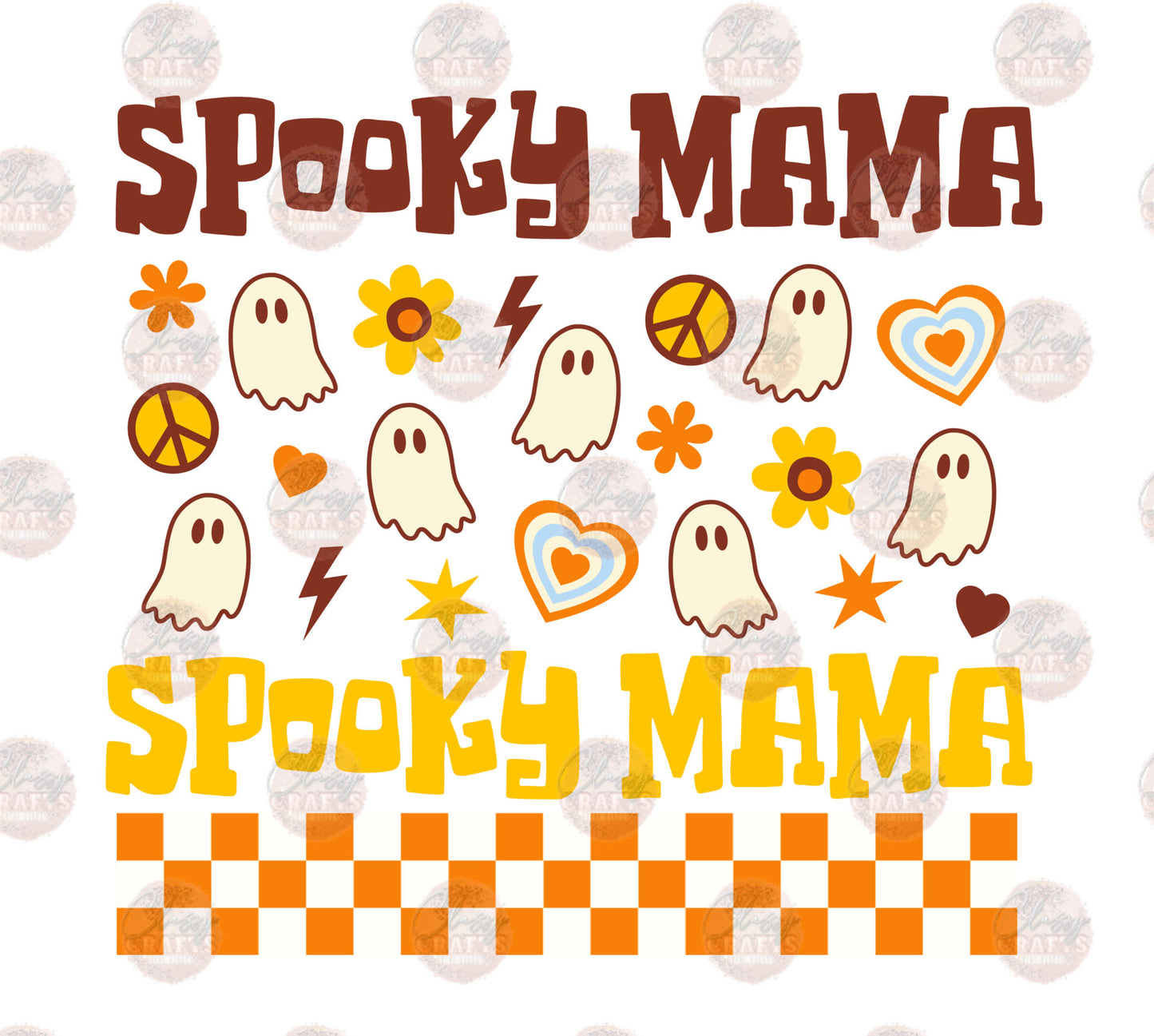 Spooky Mama Retro 2 Transfer
