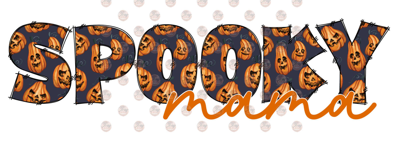Spooky Mama Pumpkins Transfer