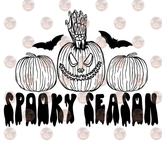 Spooky Season B&W - Sublimation Transfer
