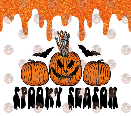 Spooky Season Tumbler Wrap - Sublimation Transfer