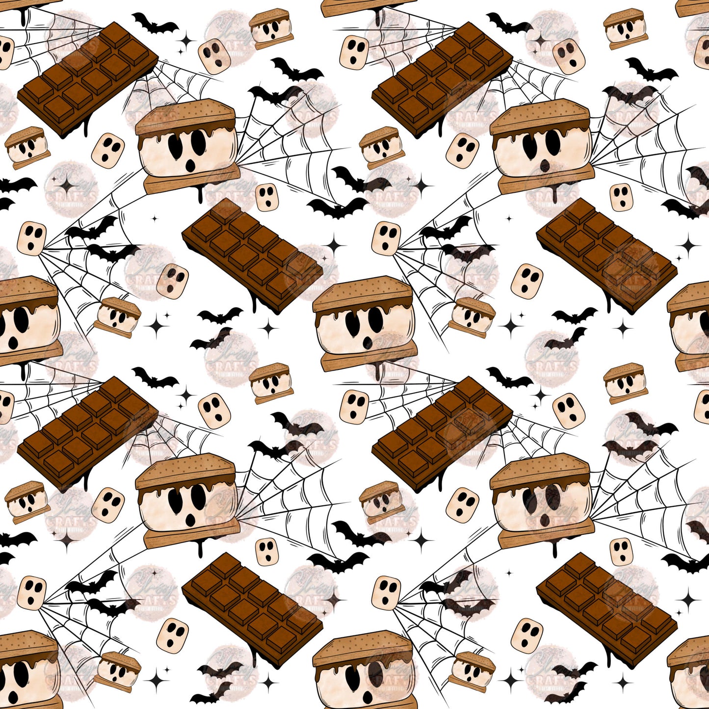 Spooky Smore 2 Seamless Wrap - Sublimation Transfer