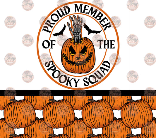 Spooky Squad Season Tumbler Wrap - Sublimation Transfer