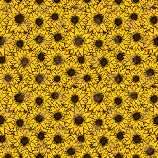 Sunflower 2 Seamless Wrap - Sublimation Transfer