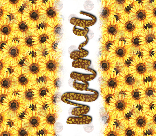 Sunflower Mama Tumbler Wrap - Sublimation Transfer