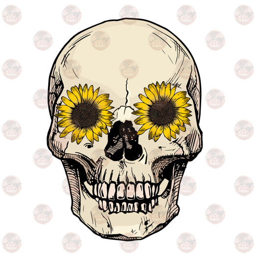 Sunflower Skelly - Sublimation Transfer