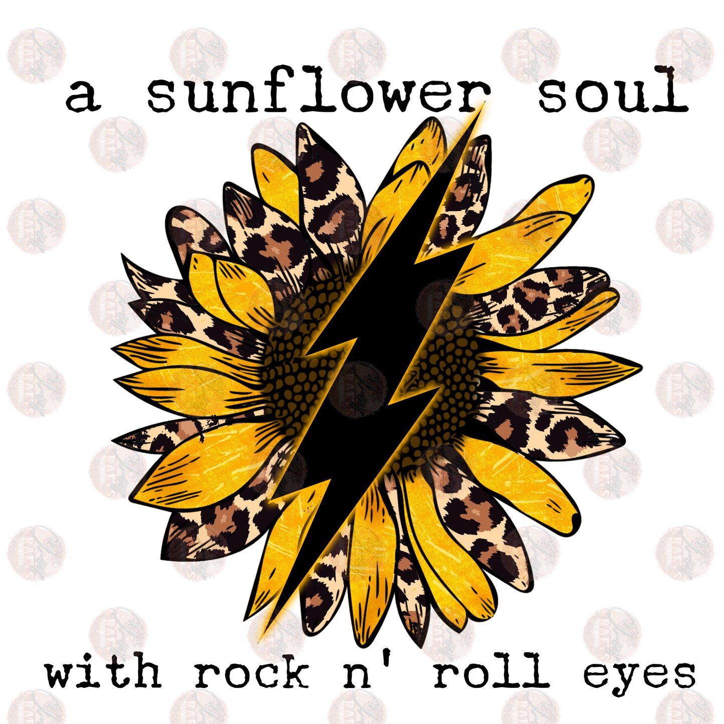 Sunflower Rock N Roll Color - Sublimation Transfer