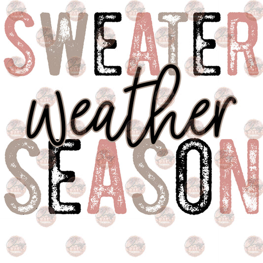 Sweater Season - Sublimation Transfer