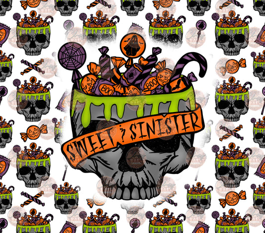 Sweet And Sinister Tumbler Wrap - Sublimation Transfer