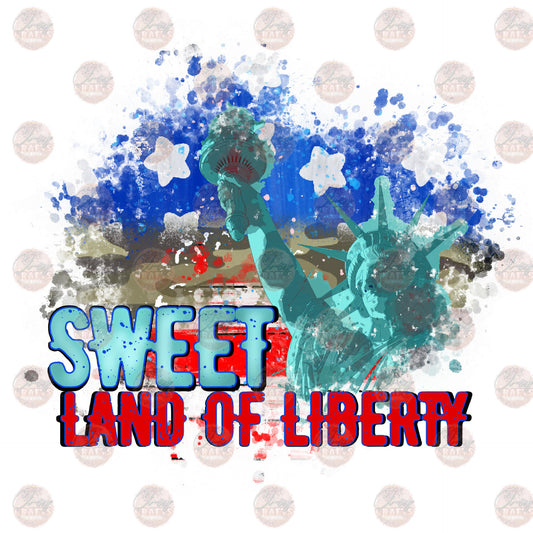 Sweet Land Of Liberty - Sublimation Transfer