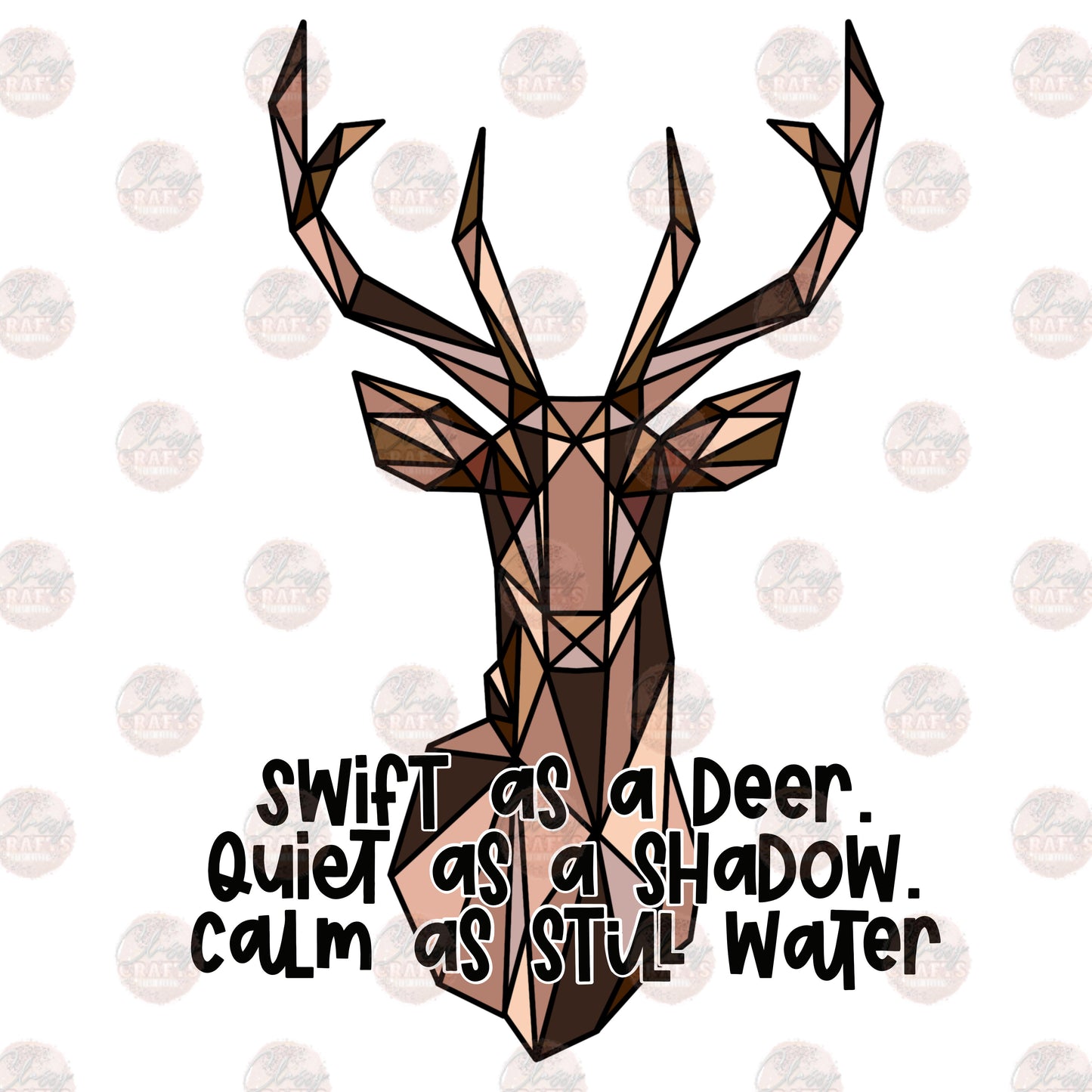 Swift As A Deer - Sublimation Transfer