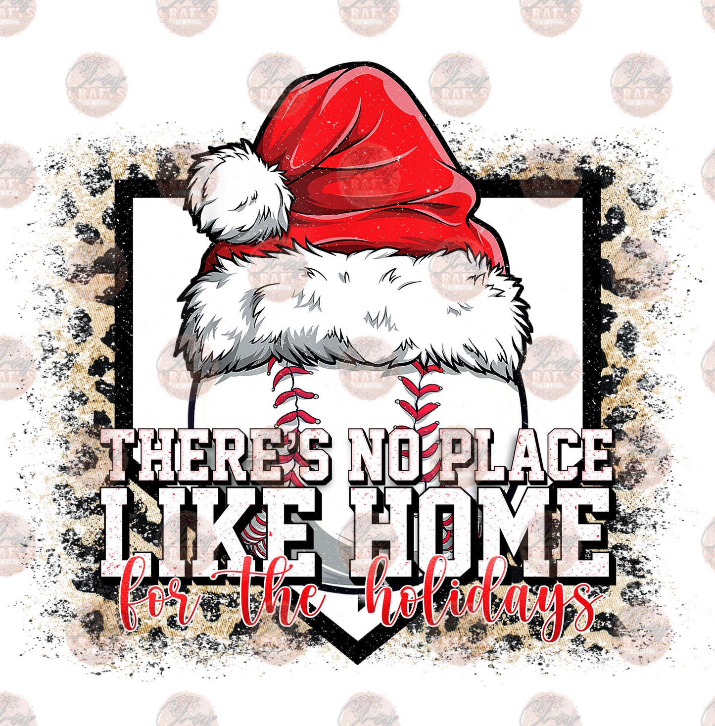 There's No Place Like Home For The Holidays Baseball 2 Transfer