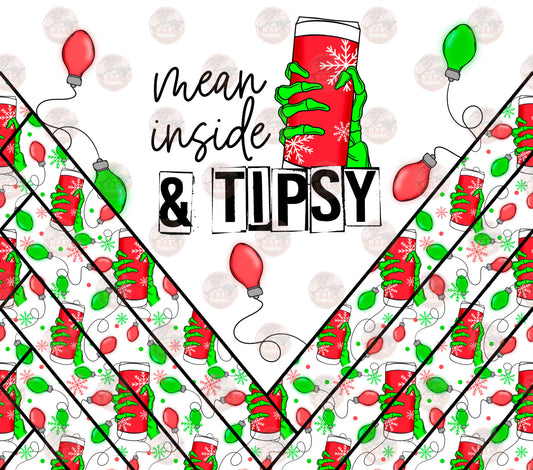 Tipsy Tumbler Wrap - Sublimation Transfer