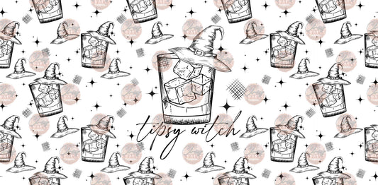 Tipsy Witches Tumbler Wrap - Sublimation Transfer