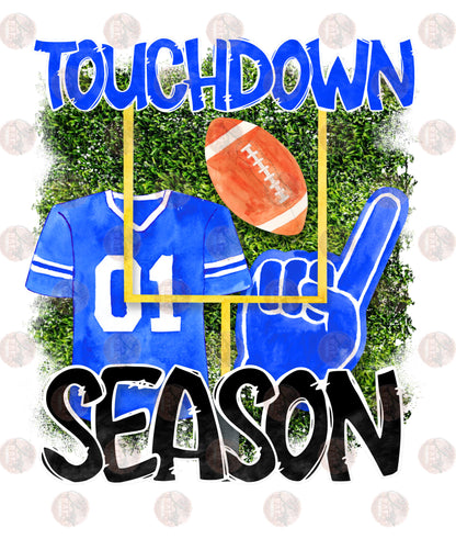 Touchdown Season Blue Transfer