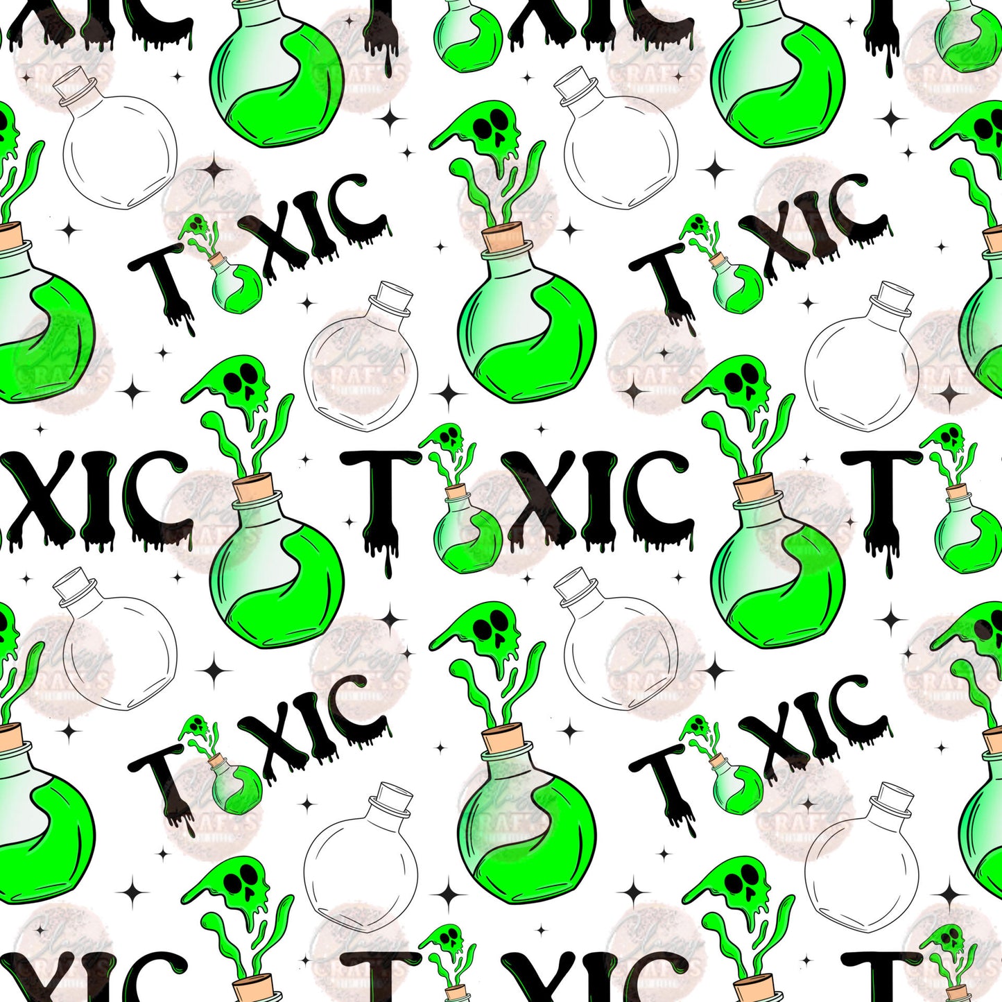 Toxic Potion 2 Seamless Wrap - Sublimation Transfer