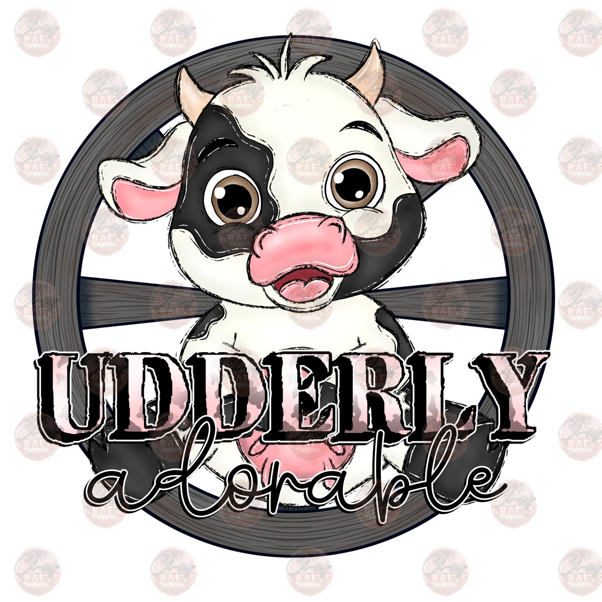 Udderly Adorable - Sublimation Transfer – Classy Crafts