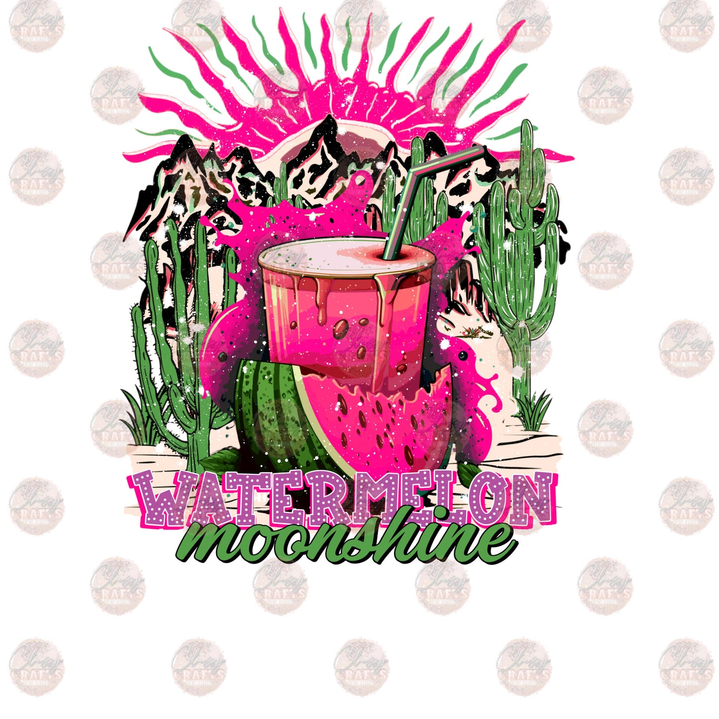 Watermelon Moonshine - Sublimation Transfer