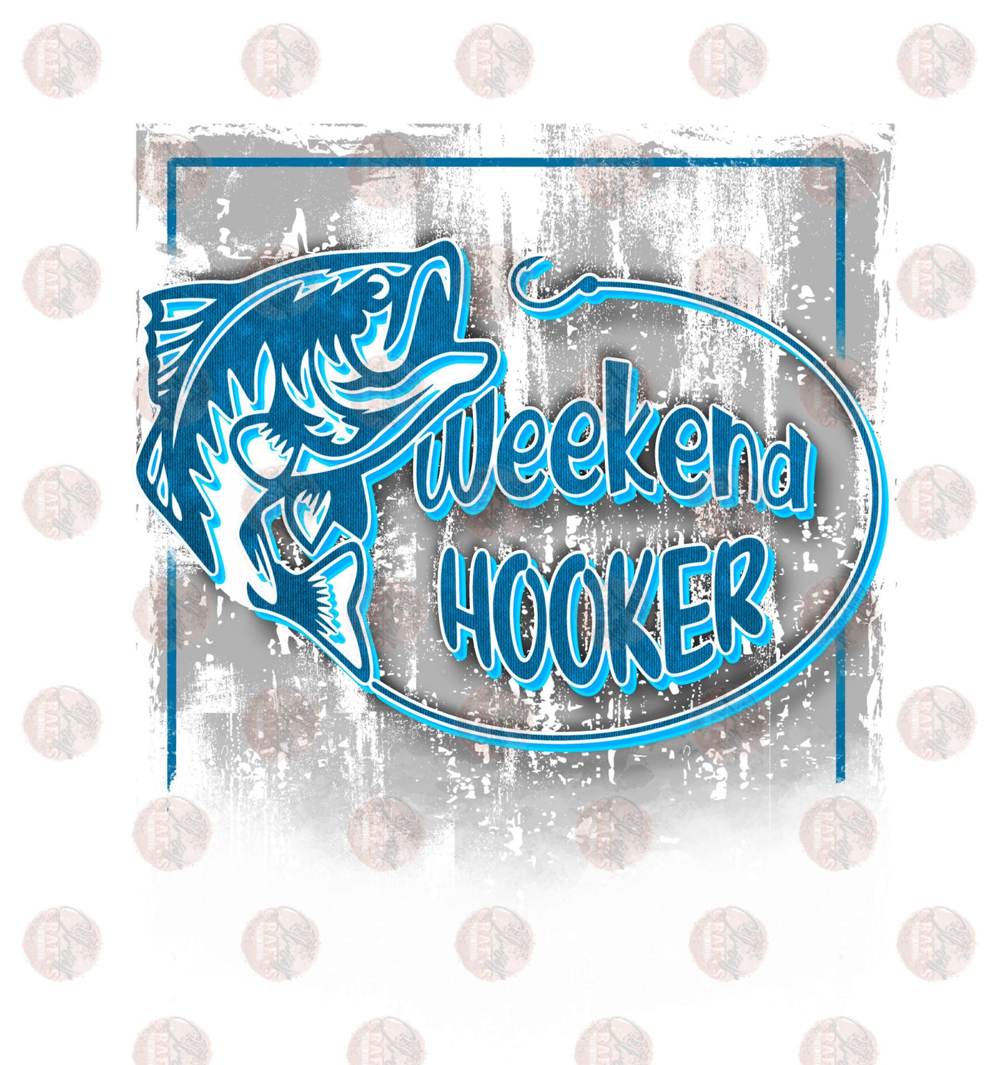 Weekend Hooker Blue Transfer