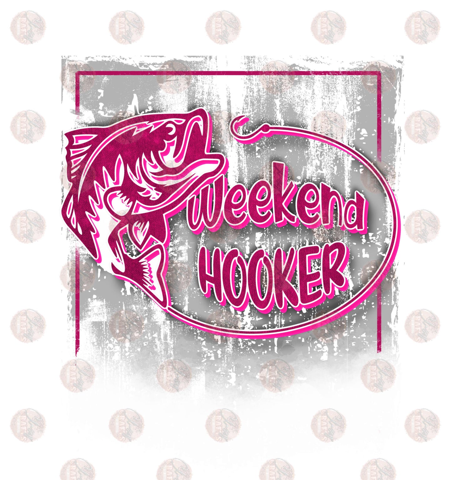 Weekend Hooker Pink Transfer