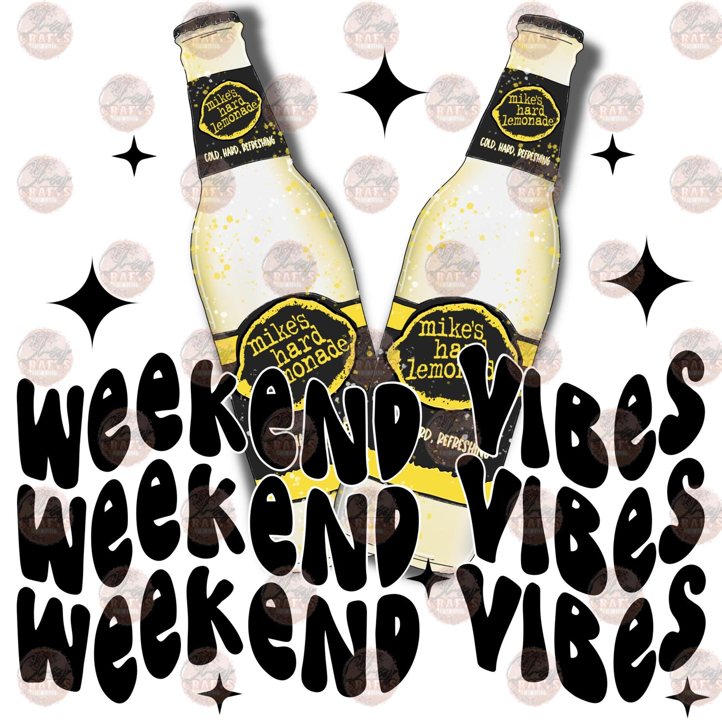 Weekend Vibes Lemon - Sublimation Transfer