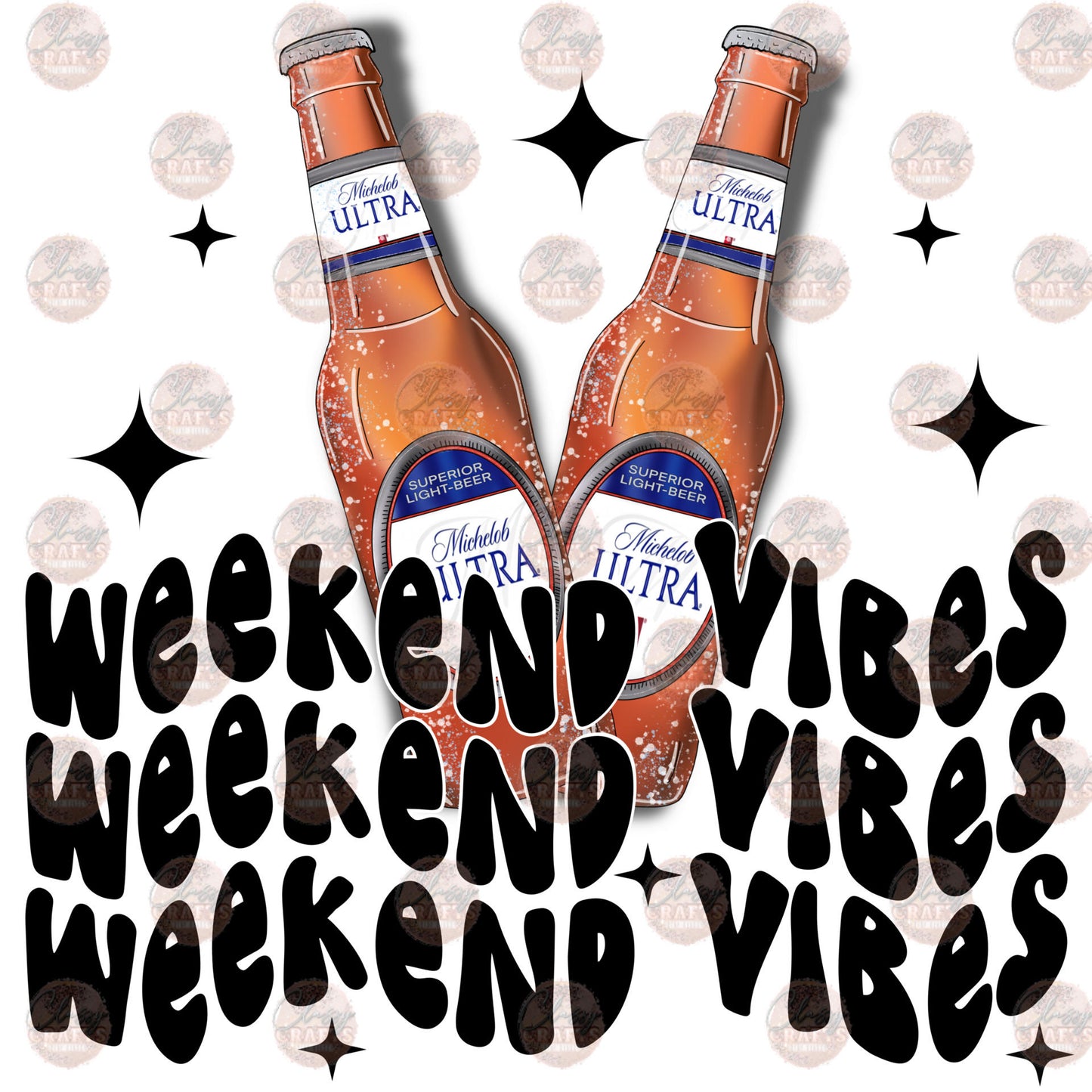 Weekend Vibes M.U. - Sublimation Transfer