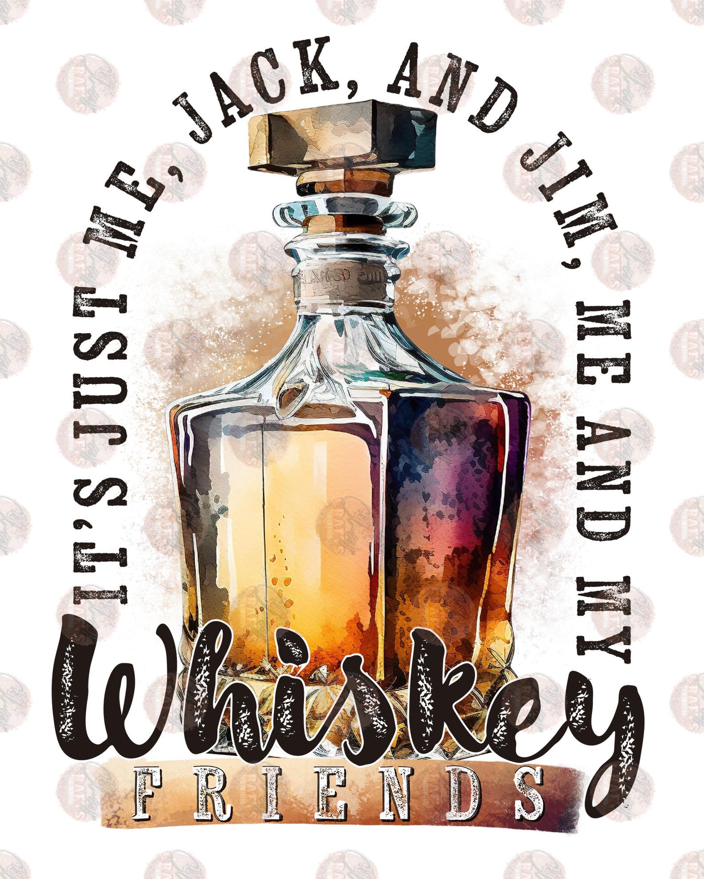 Whiskey Friends 1 - Sublimation Transfer