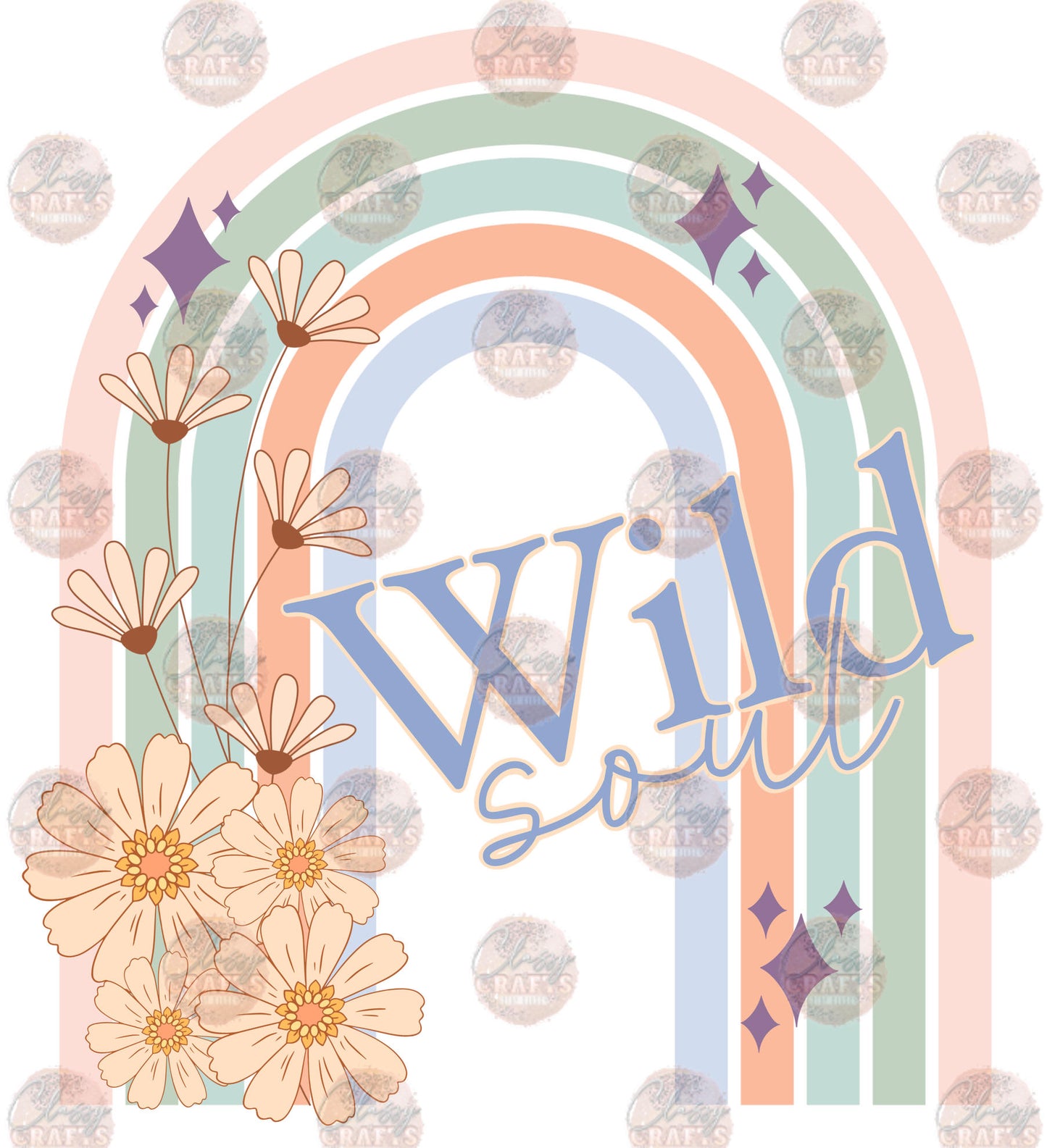 Wild Soul Rainbow - Sublimation Transfer